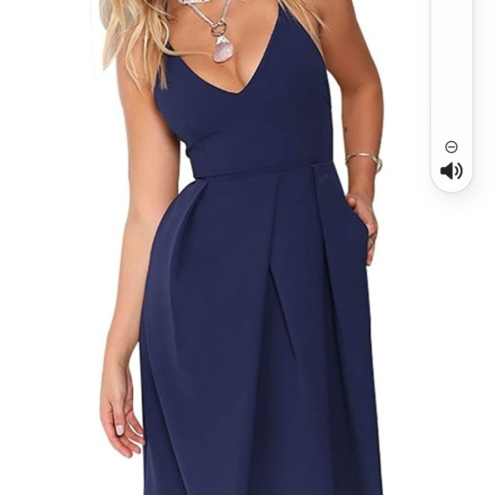 Navy blue dress